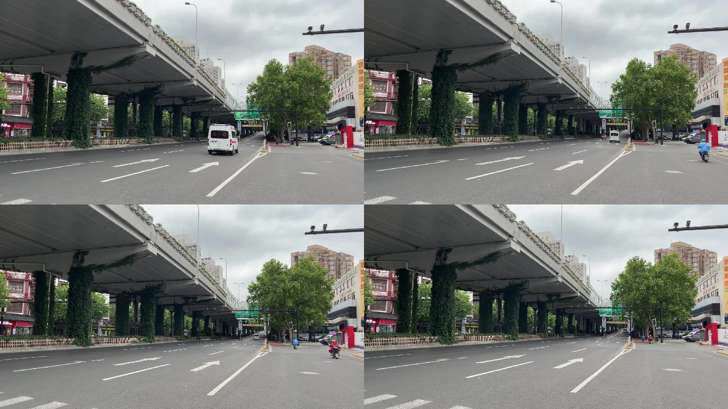 上海封城中的公路路况