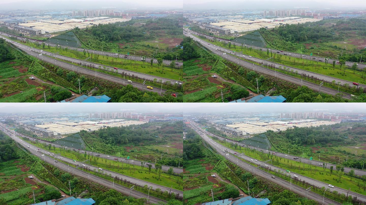 重庆九龙坡白市驿交通建设路网