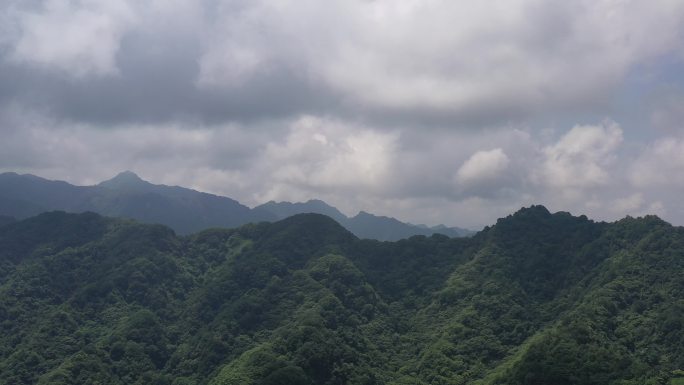 4K原素材航拍秦岭鸡峰山