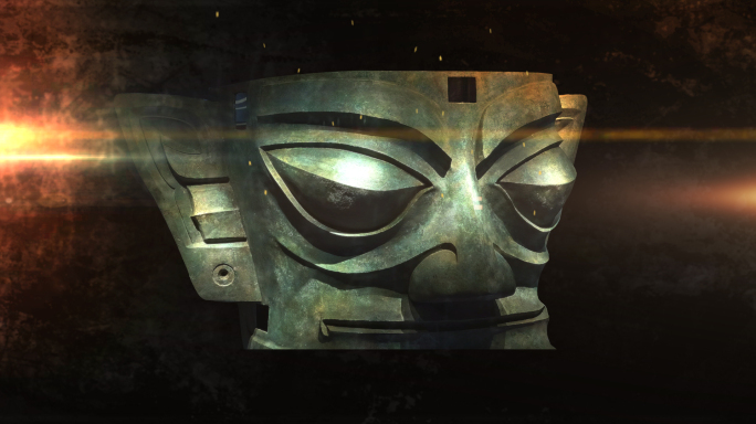 三星堆青铜面具