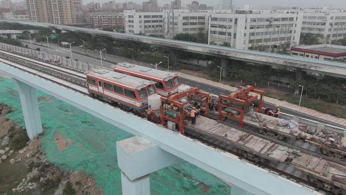 铁路建设施工现场