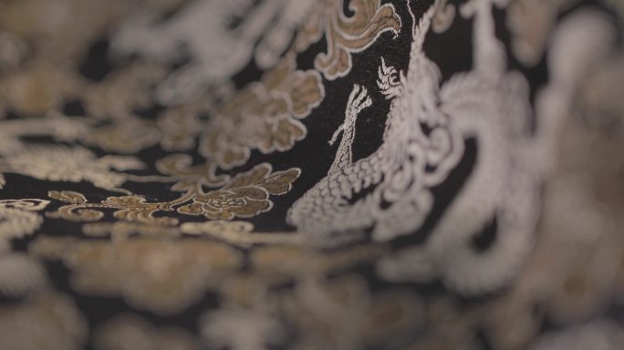 中国面料刺绣传统工艺布料