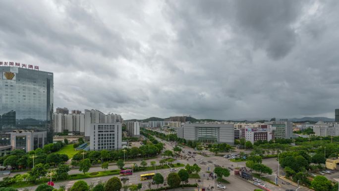 龙胤大厦乌云延时下雨景2 (2)