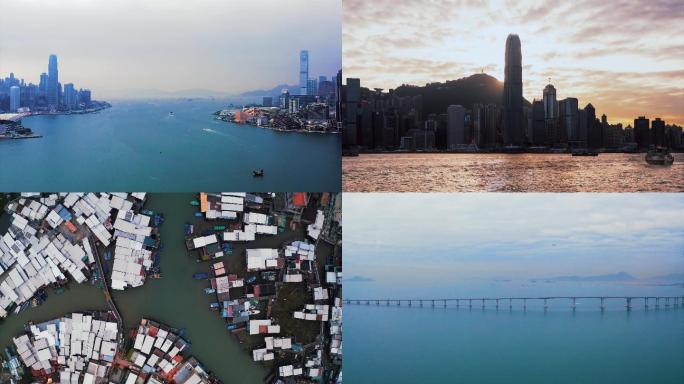 4K香港城市宣传片航拍延时