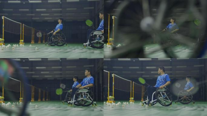 享受生活-亚洲残疾人羽毛球训练
