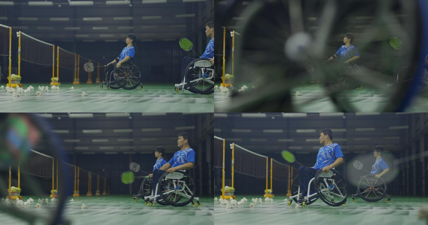 享受生活-亚洲残疾人羽毛球训练
