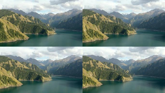 原创 新疆博格达峰天山天池自然风光航拍