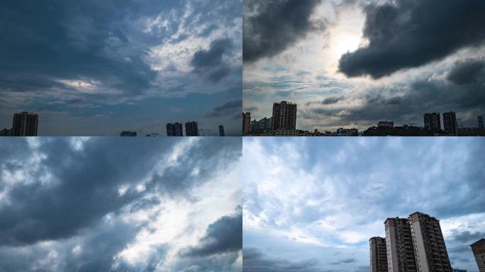 云层空镜延时摄影