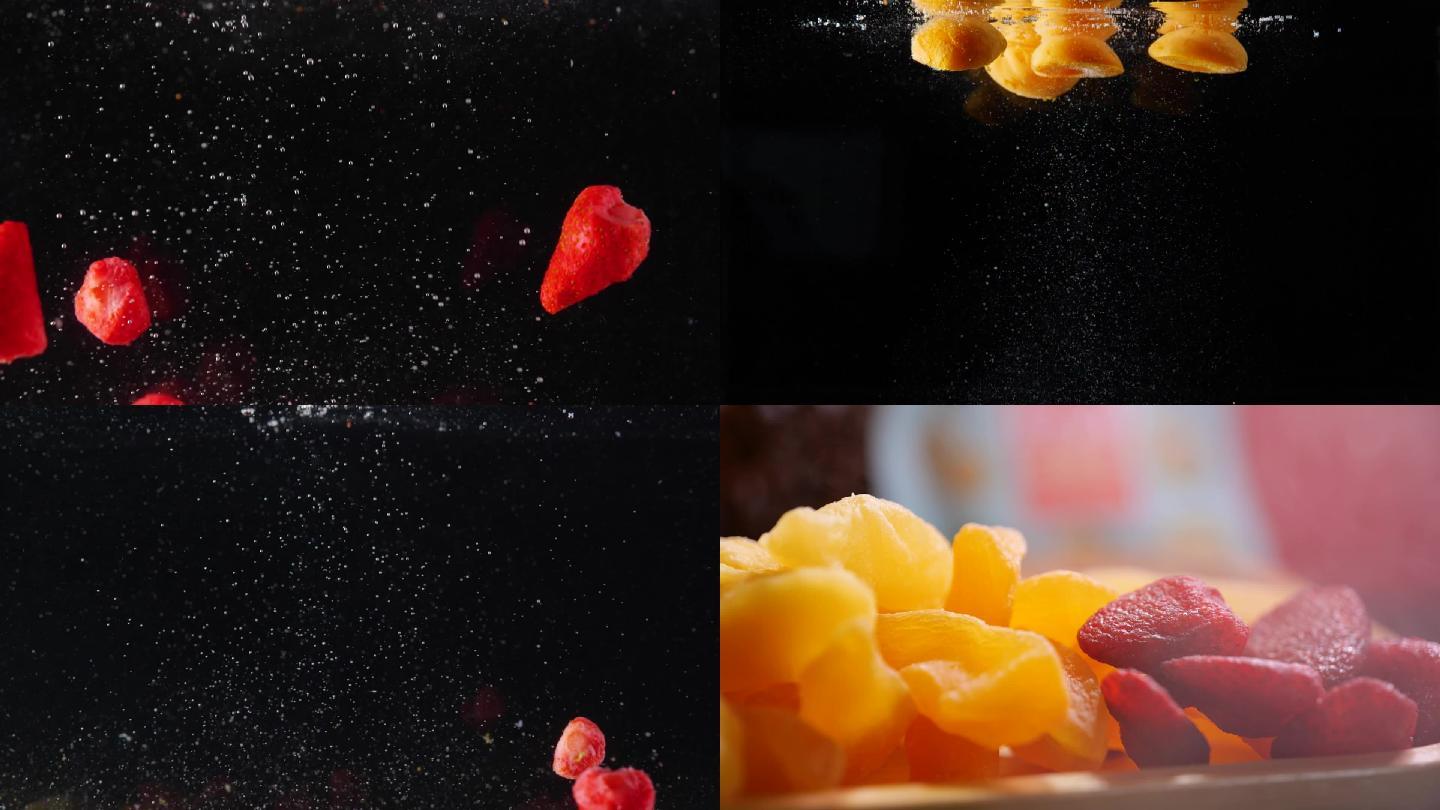 水果入水升格实拍