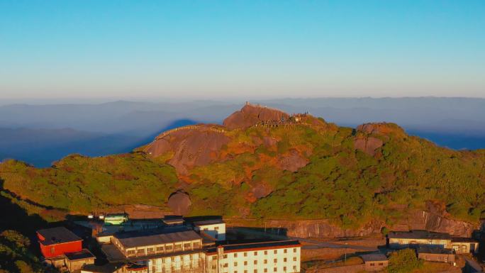 猫儿山 桂林 日出 航拍 蓝天