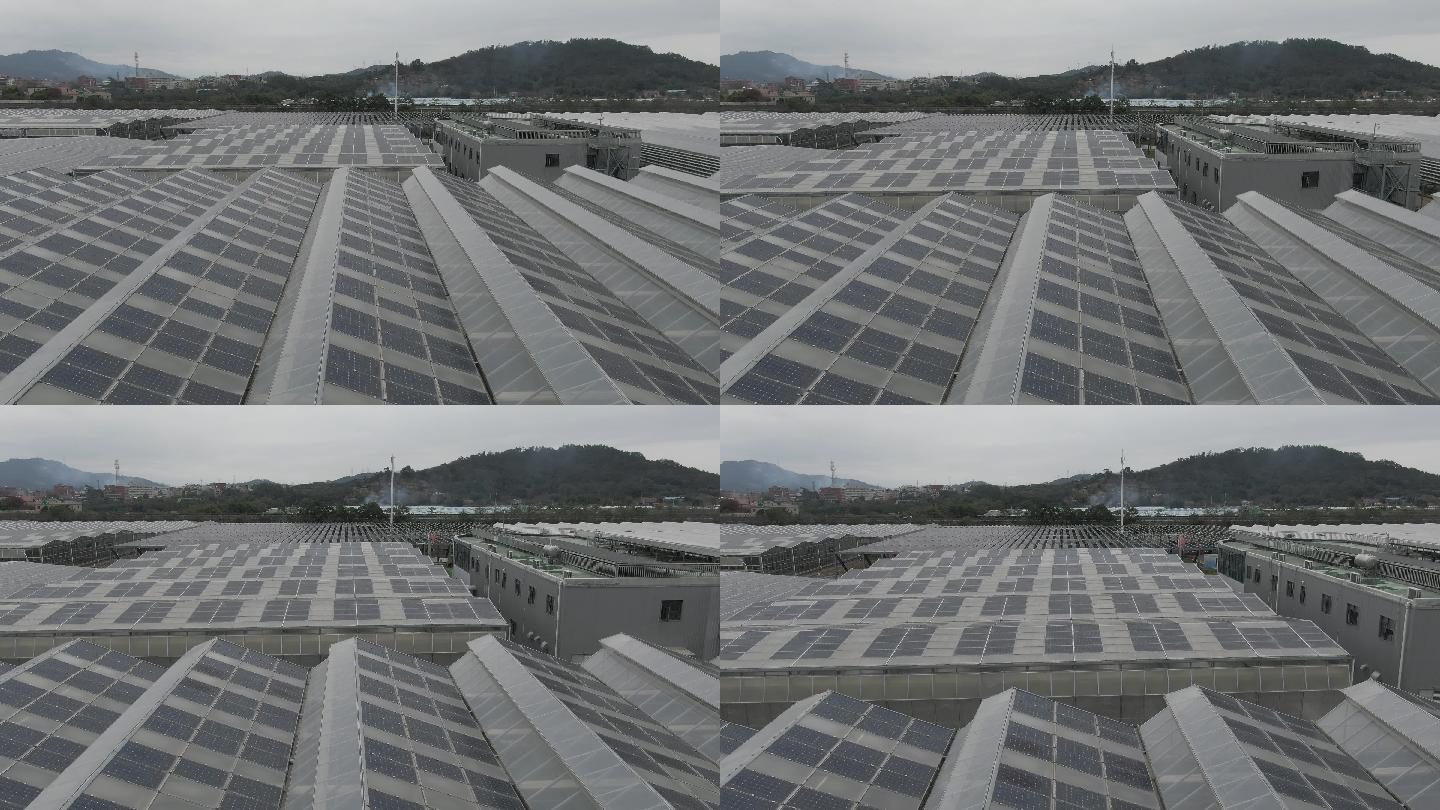 超级太阳能电站绿色能源清洁能源低碳电力节