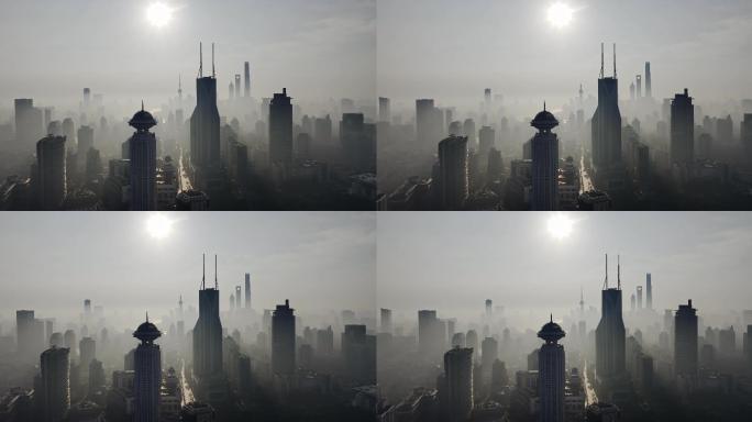 上海疫情浦东封控上海封城阴霾平流雾
