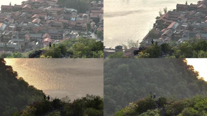 登顶山峰航拍