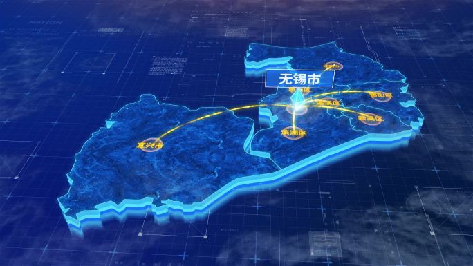 江苏无锡市辐射全市网络地图