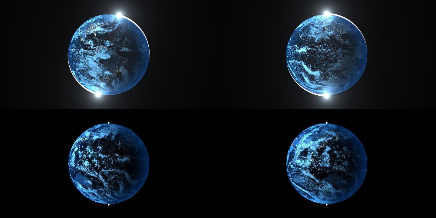 光线围绕地球旋转视频大屏幕科技感激光雕刻