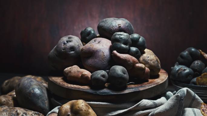 多彩的秘鲁土产土豆
