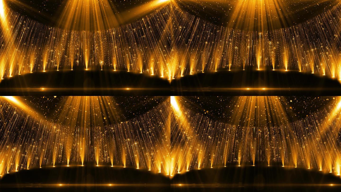 4K 唯美粒子光线颁奖舞台背景