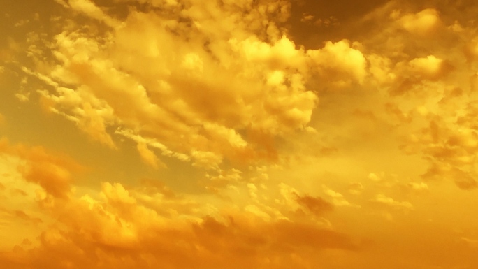 【HD天空】黄金天空云絮魔幻仙境奇幻云景