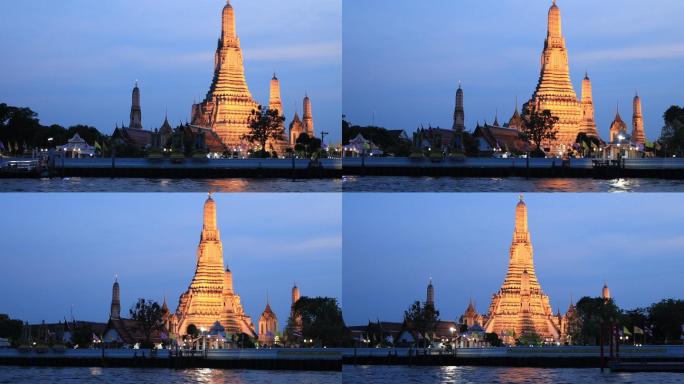 泰国曼谷Wat Arun寺塔景观