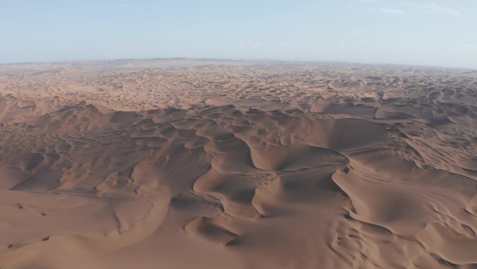 大地的纹理沙漠沙漠绿洲航拍