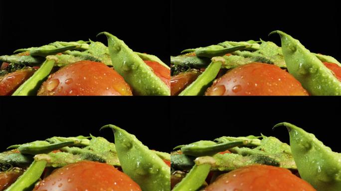 8k创意蔬菜西红柿豆角