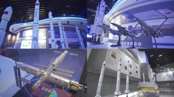 中国航天展览航天火箭卫星模型月球车模型