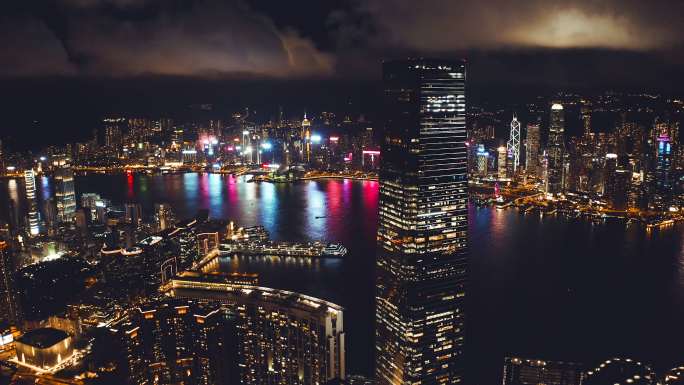 香港维多利亚港夜景