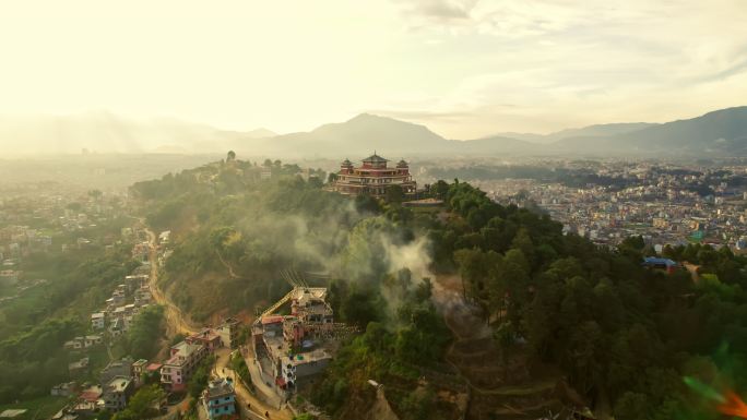 尼泊尔Fulari Gumba的Pullahari修道院