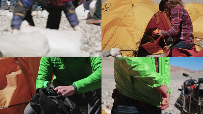 【原创】珠峰大本营地准备出发的中外攀登者