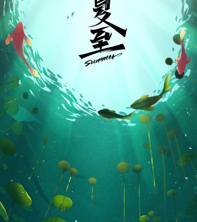 原创4K夏至传统节日企业微信朋友圈15s