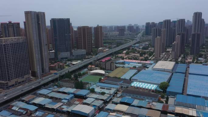 武汉 白沙洲 城中村 高架 城市建设