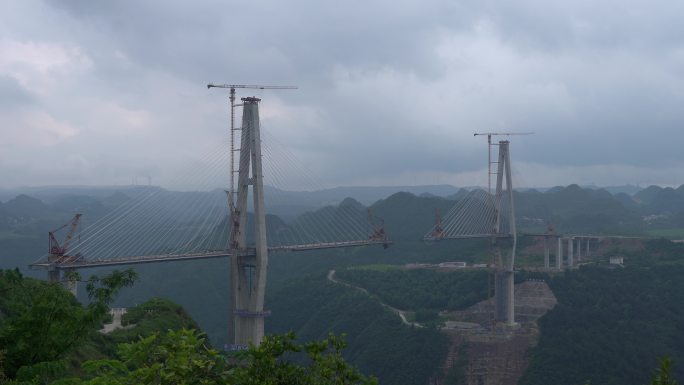 朵花大桥（建设中）贵州龙里