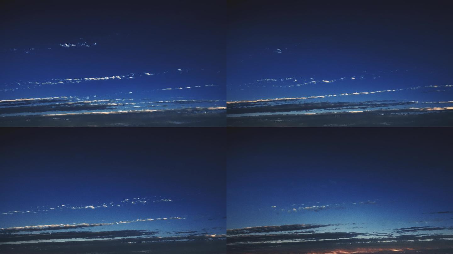 【HD天空】深蓝线云云影魔幻云层阴云云絮