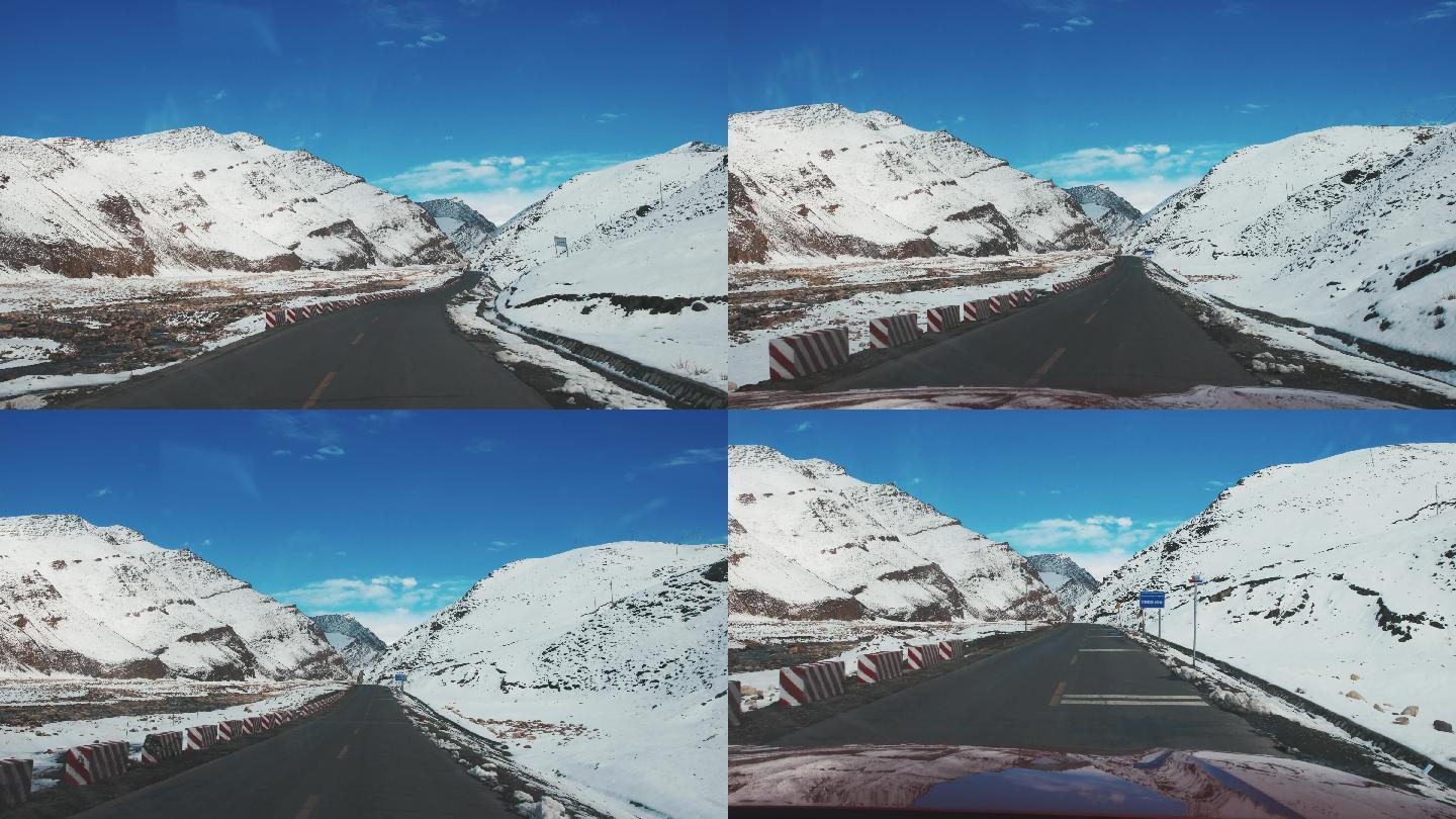雪域高原公路，日喀则地区，中国西藏，亚洲青藏高原