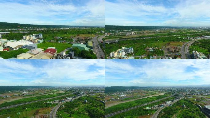 台湾 嘉义县 建筑 航拍 空镜