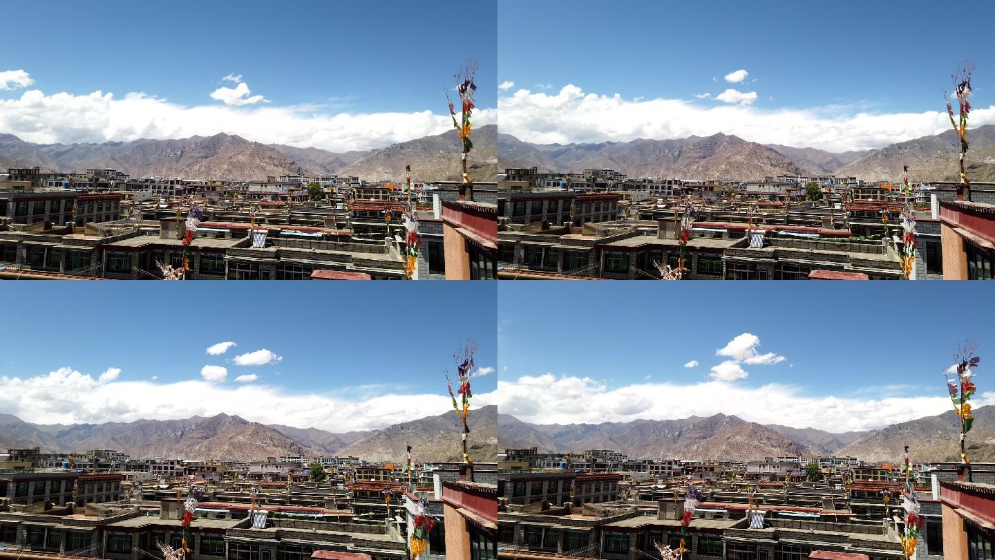 西藏拉萨延时摄影