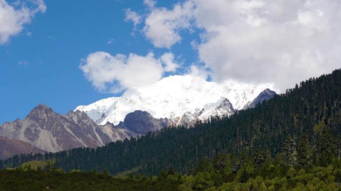 鲁朗雪山延时摄影