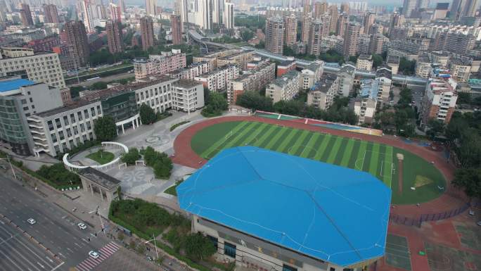 沈阳市第五中学航拍