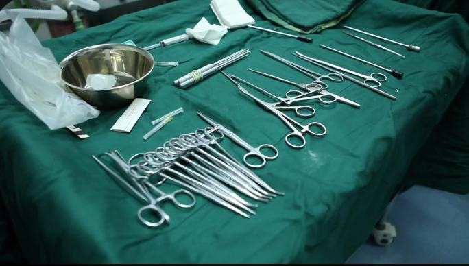 手术刀无菌手术室医生手术过程
