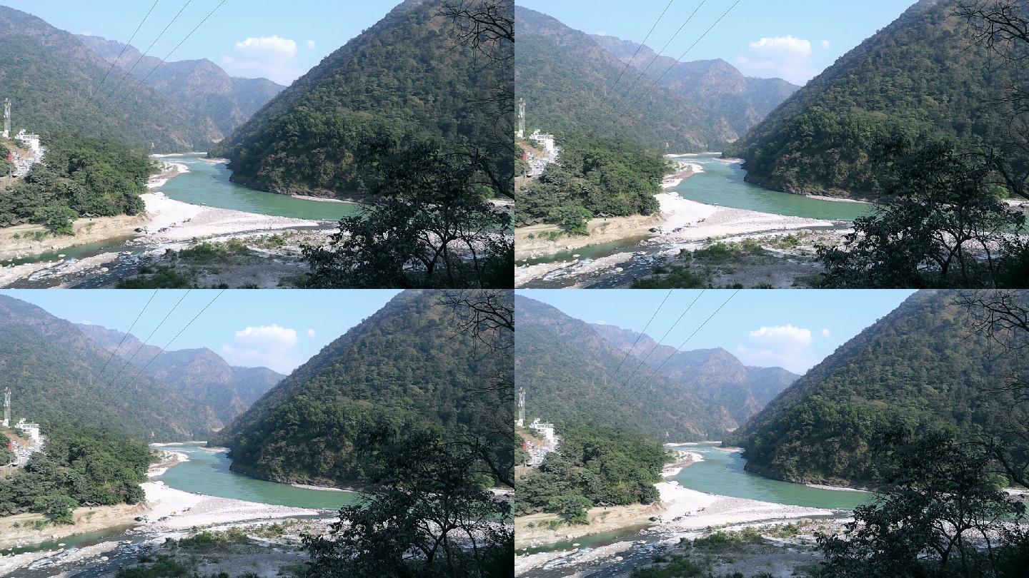 恒河，Rishikesh，Uttarakhand，印度