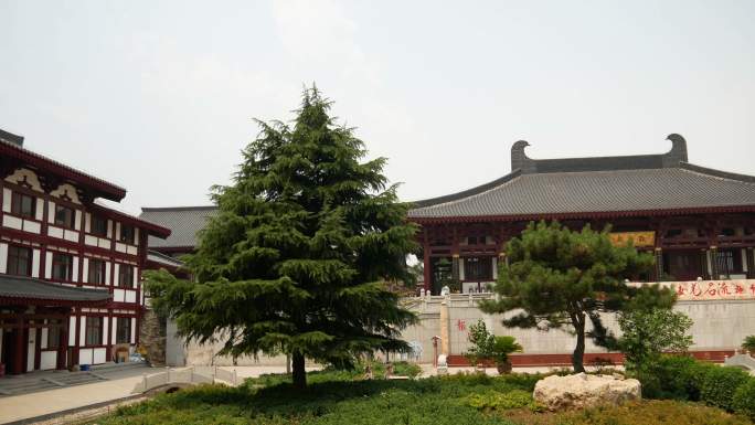 唐山的中国古建筑寺庙。