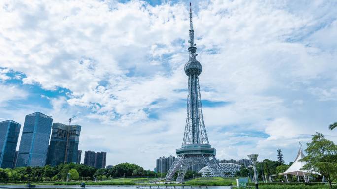 【原创4K】佛山城市岭南明珠大气延时