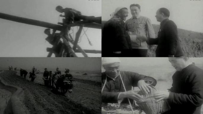 60年代中国山西农村农民劳动影像