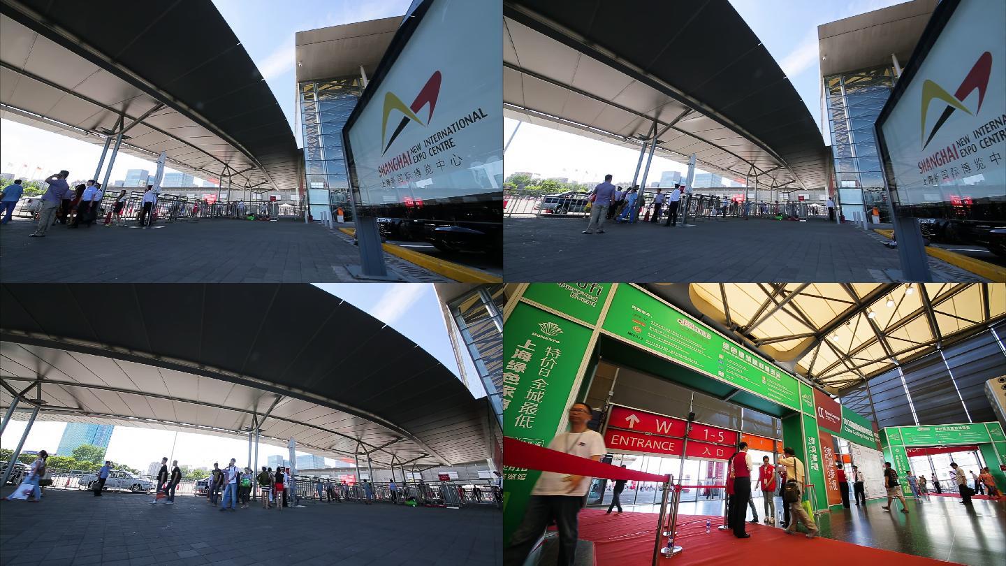 人流 城市 上海新国际博览中心