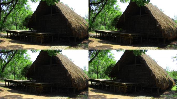 河姆渡遗址博物馆_干栏式建筑3