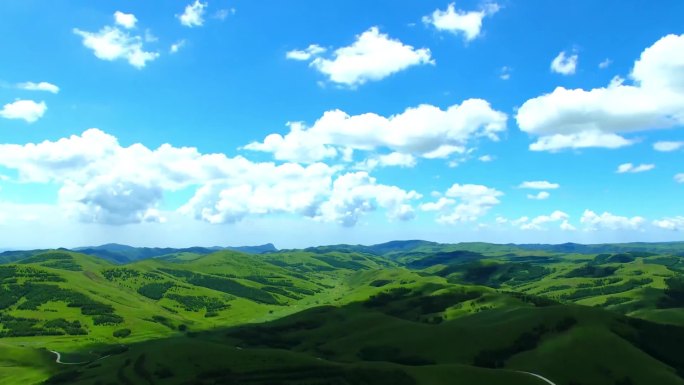 大青山航拍延时