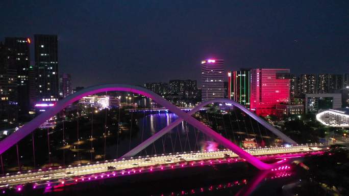 南沙 蕉门河 公园 夜景