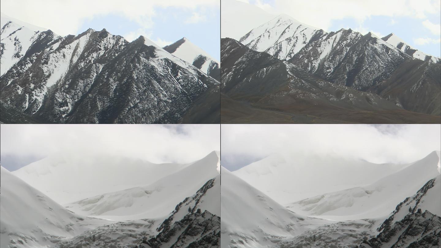 雪山高原 可可西里 自然风光 青藏地区