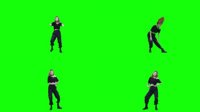 绿幕舞蹈视频素材