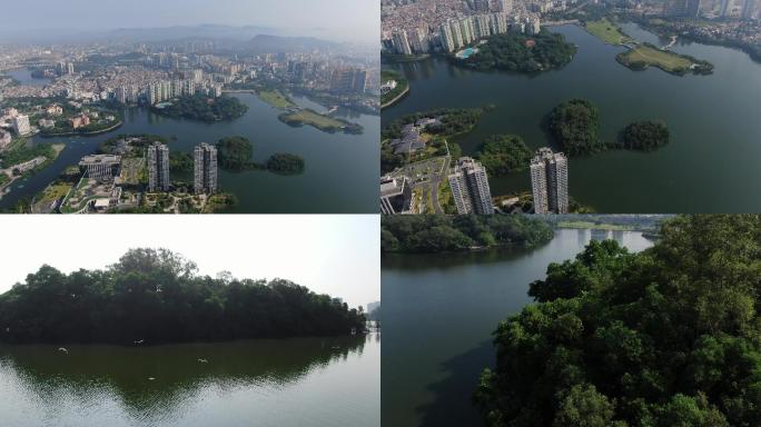 阳江鸳鸯湖4K航拍